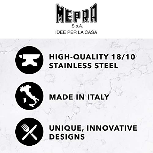 Mepra 101322126 - Cubertería Especial unificada, Color Plateado