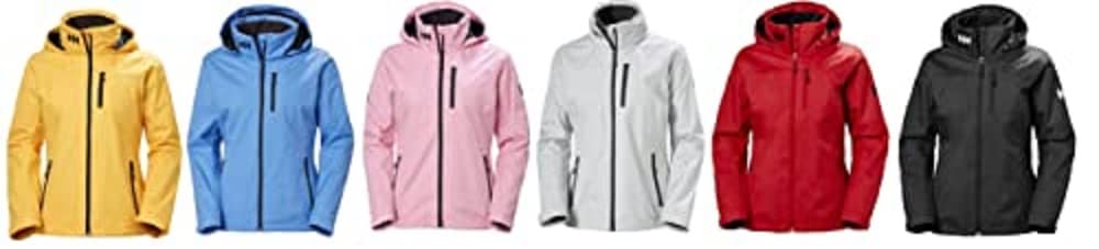 Helly Hansen Mujeres Chaqueta con capucha de capa intermedia W Crew, Negro, XS