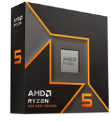 AMD Ryzen 5 9600X Procesador (Tarjeta gráfica Radeon integrada, 6 núcleos/12 Threads, 65W DTP, Socket AM5, 38MB Caché, Reloj de Aumento máx. hasta 5.4 GHz, sin Ventilador)