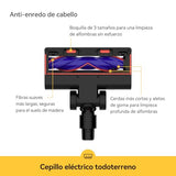 Deerma Aspiradora sin Cable DEM-T50W 30kPa, 590W con 90 Min de Autonomía y Filtro HEPA, Optima para Mascotas y Suelos Duros