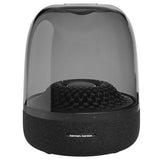 Harman Kardon Aura Studio 4 - Altavoz Bluetooth para casa, con cúpula Transparente, iluminación Ambiental con Cinco Patrones de Efecto Diamante, Sonido Potente, Negro