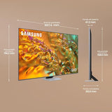 SAMSUNG TV QLED 4K 2024 55Q80D Smart TV de 55" con Imagen y Sonido mejorados, Mayor Control del Color con Full Array, el Mejor Smart TV y Escucha Todos los Altavoces con Q-Symphony