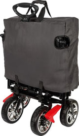 Small Foot Carrito Plegable con Techo Desmontable, protección contra Lluvia, Frenos, asa Regulable y máx. 80 kg, 12729, Color Coloured