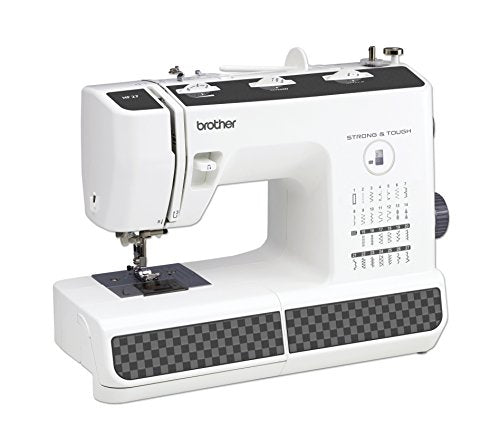 Brother HF27 - Máquina de Coser Acero Inoxidable, 44 x 20 x 33 cm, Color Negro/Blanco