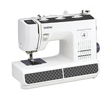 Brother HF27 - Máquina de Coser Acero Inoxidable, 44 x 20 x 33 cm, Color Negro/Blanco