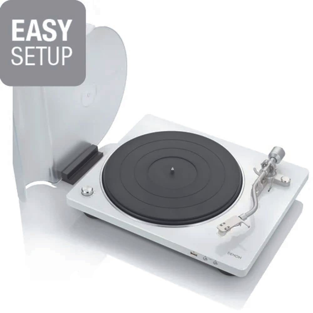 DENON Giradiscos con USB, Color Negro