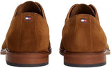 Tommy Hilfiger Zapatos Derby Hombre Dress Suede de Ante, Marrón (Coconut Grove), 41