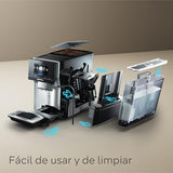 SIEMENS - Cafetera superautomática, EQ700, iSelect Display, coffeeWorld, con preparación en frío y preparación lenta, espumador de leche, Home Connect, gris, TP715R01