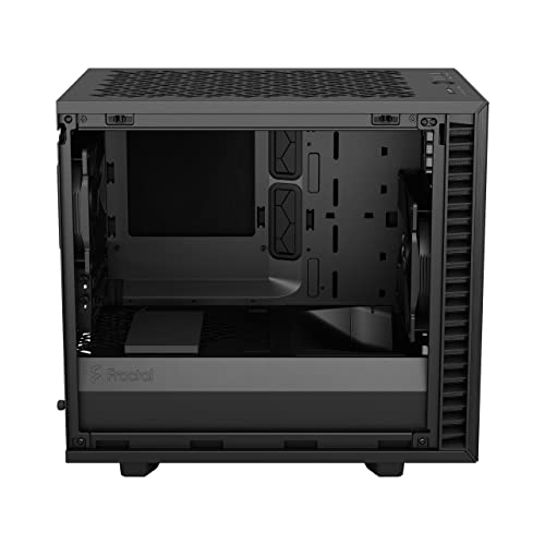 Fractal Design Define 7 Nano Black Brushed Aluminum/Steel Mini ITX Silent Solid Nano Tower Computer Case