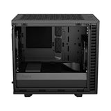 Fractal Design Define 7 Nano Black Brushed Aluminum/Steel Mini ITX Silent Solid Nano Tower Computer Case