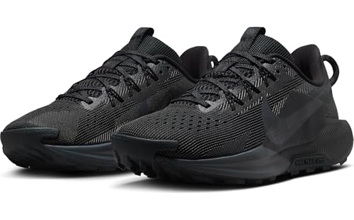 Nike ReactX Pegasus Trail 5, Sneaker Mujer, Negro Antracita Gris Lobo, 44 EU
