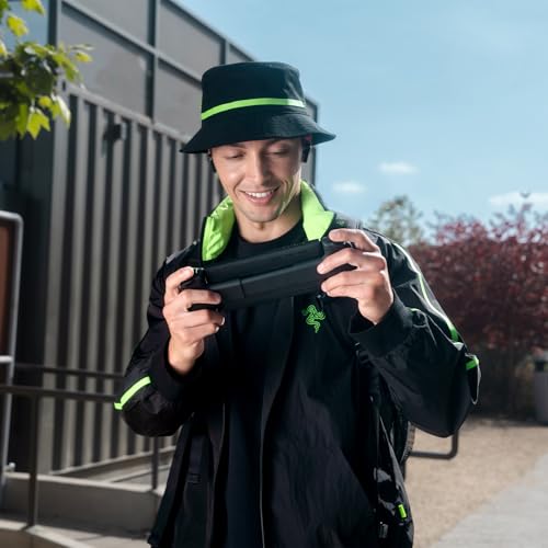 Razer Kishi V2 Pro - Mando de juegos móvil para Android (HyperSense Haptics, Puente Extensible, Carga Passthrough, Audio de 3,5 mm, USB-C, Modo de Mando Virtual) Negro