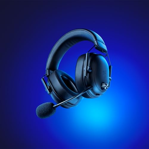Razer BlackShark V2 HyperSpeed para PC - Auriculares para esports inalámbricos y ligeros (280 g, Micrófono HyperClear, Diafragmas TriForce de titanio de 50 mm, Bluetooth) Negro