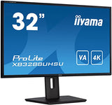 iiyama XB3288UHSU-B5 32" Panel VA, 3840x2160 UHD, 15cm Regulable en Altura, Pivotante, 300cd/m², 3ms, FreeSync, Altavoces, DisplayPort, 2xHDMI, USB3.0x2