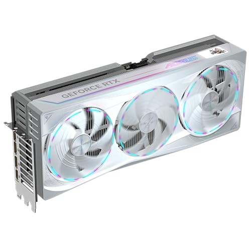Gigabyte AORUS GeForce RTX 5090 Master Ice 32G Tarjeta Gráfica - 32GB GDDR7, 512 bits, PCI-E 5.0, 2655MHz Frecuencia Base, 3 x DP 2.1a, 1 x HDMI 2.1b, NVIDIA DLSS 4, GV-N5090AORUSM ICE-32GD