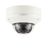Hanwha XNV-8080R Cámara Domo IR de Red de 5MP protegida contra vandalismo