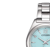 CITIZEN Reloj Analógico para Mujeres de con Correa en Titanio EW2601-81M