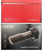 FIFINE XLR Studio Micrófono Dinámico de Podcast, RGB Gaming Micrófono USB per Ordenador PS4 PS5, para Podcast Estudio Streaming Podcasting Grabación