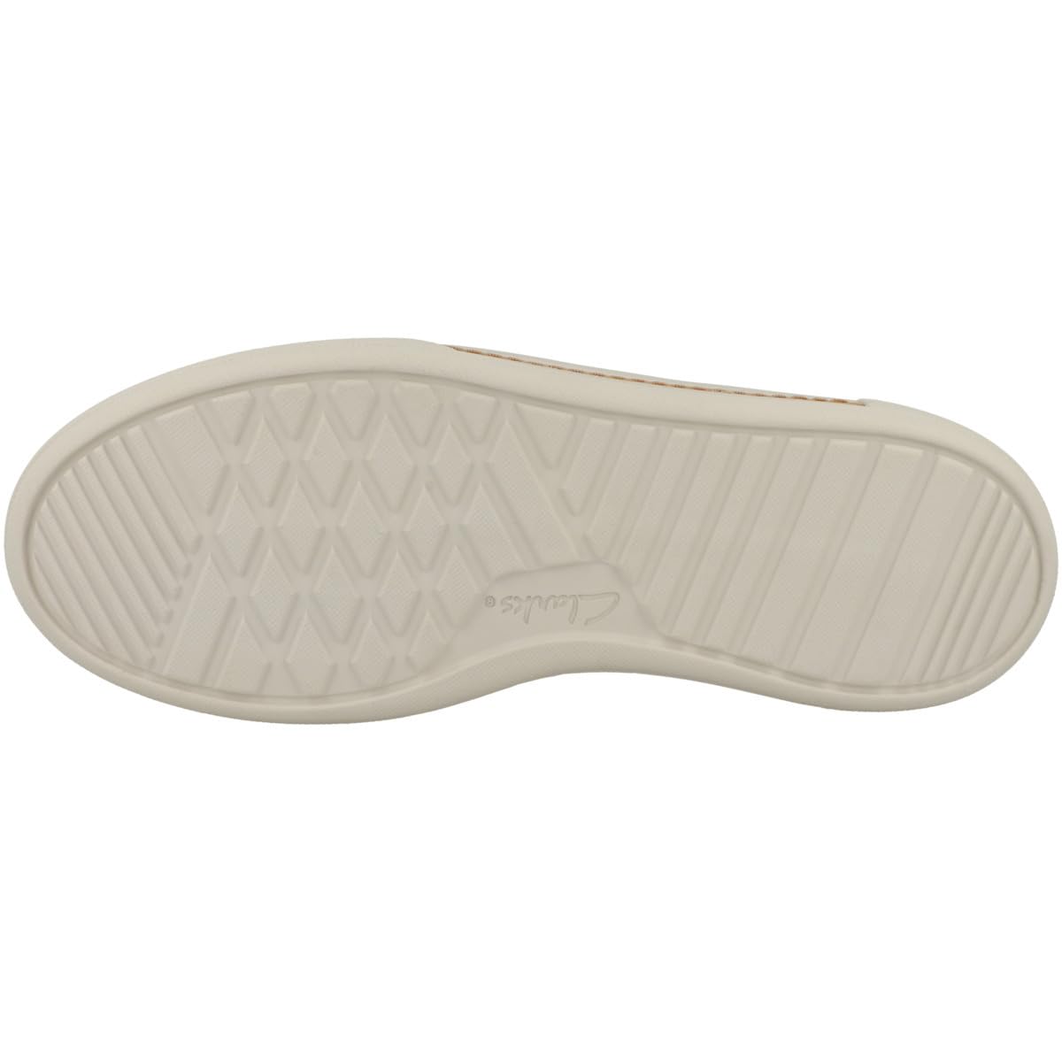 Clarks 261763084, Zapatillas Mujer, Off White Lea, 42 EU