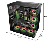INTER-TECH C-701 Panorama Full Tower Negro
