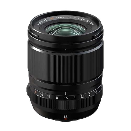 Fujifilm Objetivo XF18mmF1.4 R LM WR, Negro
