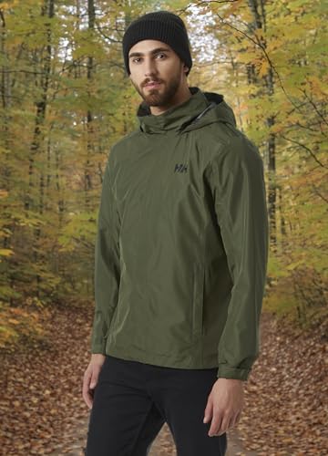 Helly Hansen Hombre Chaqueta Impermeable Dubliner, Verde, 3XL