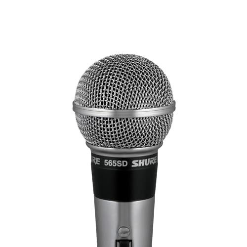 SHURE 565SD - Micrófono dinámico cardioide clásico para voz con interruptor de apagado/endendido (antecesor del SM58)