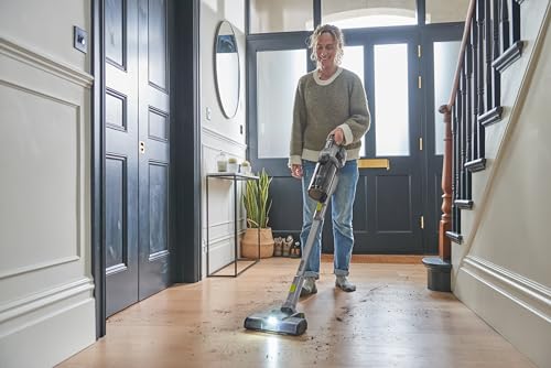 Ryobi RSVS18BL-1C40G Aspirador de Suelo sin escobillas, Antracita