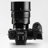 TTArtisan Lente de Cuerpo de Metal de 90 mm F/1.25 Compatible con Montura Nikon Z, Color Negro