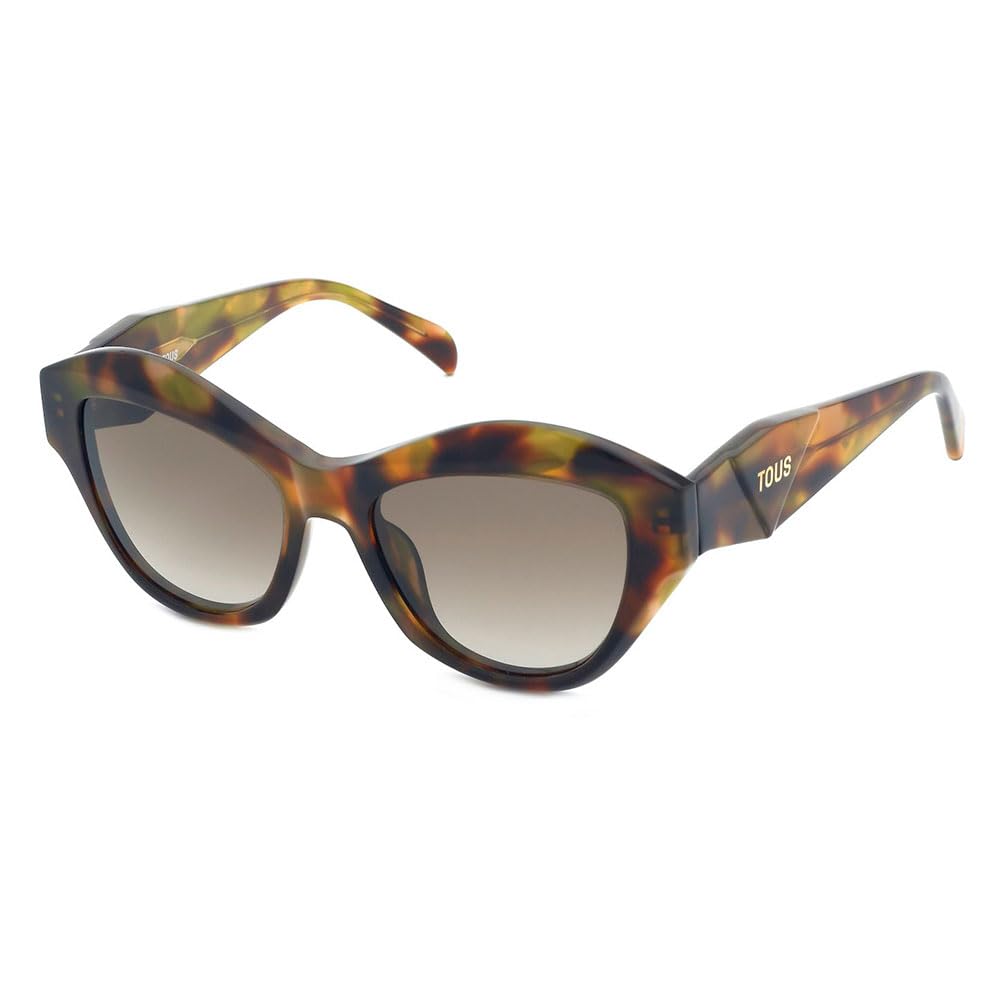 Tous, SUNGLASSES, STOC77-53-0V34, BROWN/GREEN HAVANA, Female