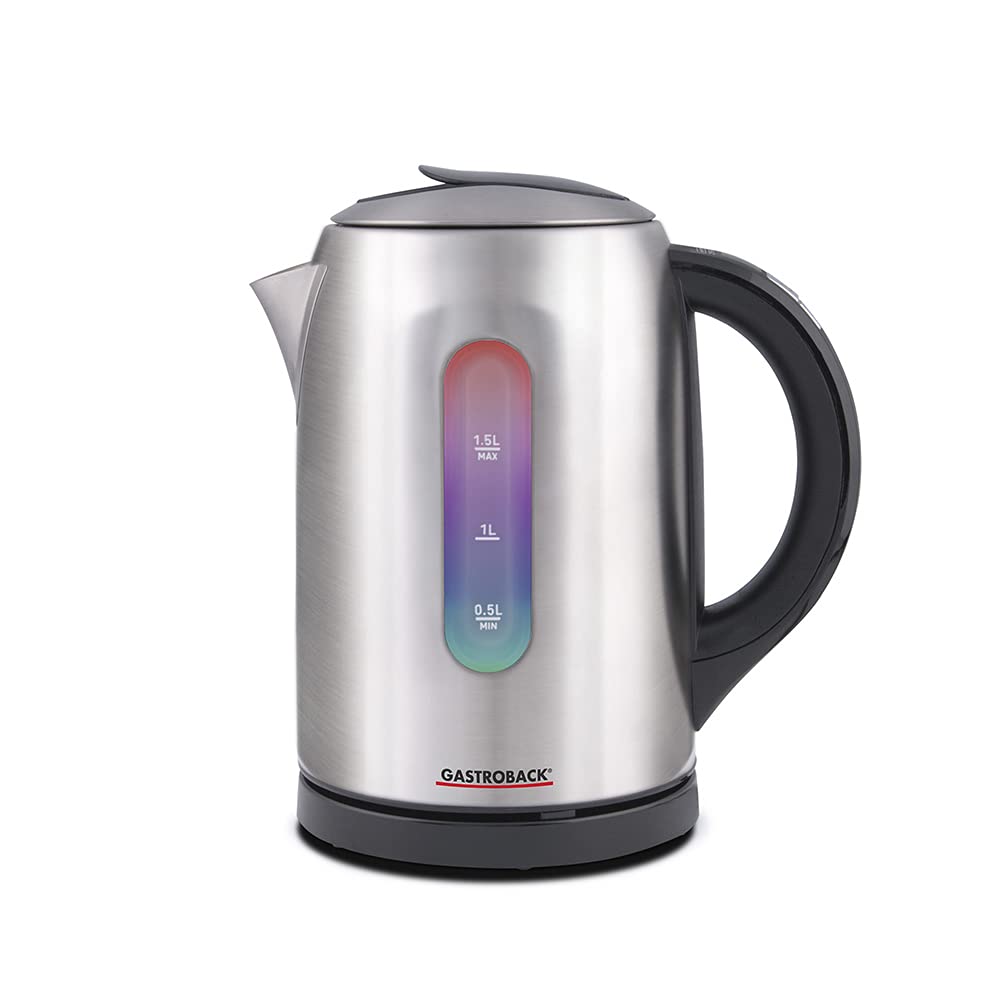 Gastroback Vision Pro 1.5L Hervidor eléctrico, 2400 W, 1.5 litros, 0 Decibeles