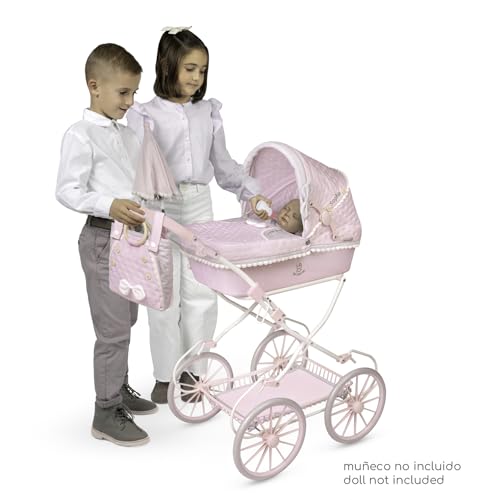 Carro de Muñecas Sophie Plegable con Sombrilla DeCuevas 81075