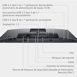 Dell P2425H 24" Full HD (1920x1080) Monitor, 100Hz, IPS, 5ms, 99% sRGB, USB-C, DisplayPort, HDMI, VGA, 4X USB, Negro