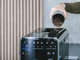Melitta Barista TS Smart F850-102 - Cafetera superautomática con molinillo silencioso integrado, máquina de café inteligente con hasta 21 recetas de café, 1,8 L, negro
