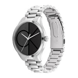 Calvin Klein Reloj Analógico de Cuarzo para Hombre y Mujer Colección Iconic Disponible con Pulsera de Acero Inoxidable en Enlace o en Malla