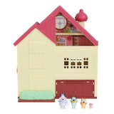 Bluey Ultimate Lights & Sounds Playhouse & Toy Box, a partir de 3 años, Figuras de 2.5-3 Pulgadas, Incluye 29 accesorios, 1 hoja de calcomanías (Moose Toys 17388)