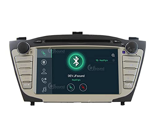 Autorradio de Ajuste Personalizado para Hyundai IX35 Android GPS Bluetooth WiFi Dab USB Pantalla táctil Full HD 7" procesador de 8 núcleos y comandos de Voz