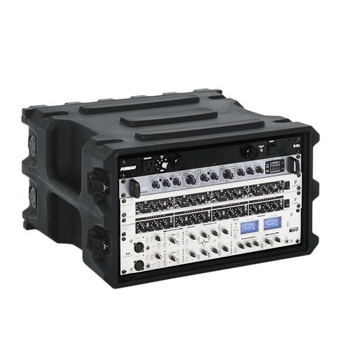 Gator Cases Pro Series Caja para Rack 6U Moldeada Rotacionalmente con Profundidad Estándar de 19"; Hecho en USA (G-PRO-6U-19)