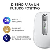 Logitech MX Anywhere 3S for Business, ratón inalámbrico, Compacto, 8000 dpi, Desplazamiento MagSpeed, Clic Discreto, Bluetooth, conexión Logi Bolt Segura, para Windows/Mac/Chrome/Linux - Gris Claro