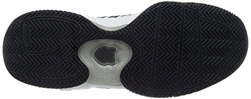 K-Swiss Defier Rs - Zapatillas de tenis Hombre, color blanco - white (white/dressblue/fieryred 164), talla 46 EU