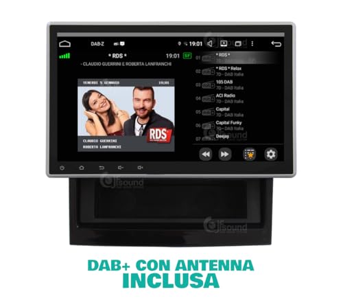 Radio de Coche para Fiat Ducato 290 Android GPS Bluetooth WiFi USB Dab+ Touchscreen 10" 8core Carplay AndroidAuto