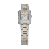 Michael Kors Reloj Emery para Mujer, Movimiento de Cuarzo a Tres Agujas con Correa de Acero Inoxidable, 22 mm, Tono Oro y Plata