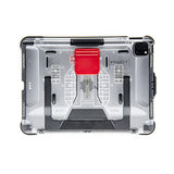 Pivot Atlas A20A - Funda Robusta para iPad Air de 4ª generación y iPad Pro de 11" (1ª a 3ª generación), protección de 360 Grados, para Pilotos Profesionales, aviación General, Transparente/Rojo