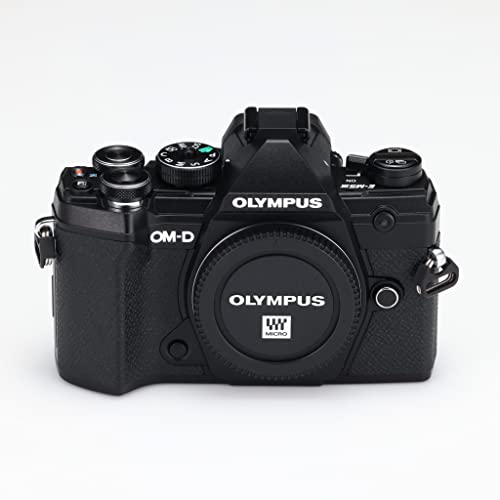 Olympus OM-D E-M5 Mark III Micro Four Thirds carcasa de la cámara, sensor de 20 MP, estabilizador de imagen de 5 ejes, potente autofoco, visor electrónico OLED, vídeo 4K, WLAN, Bluetooth, negro