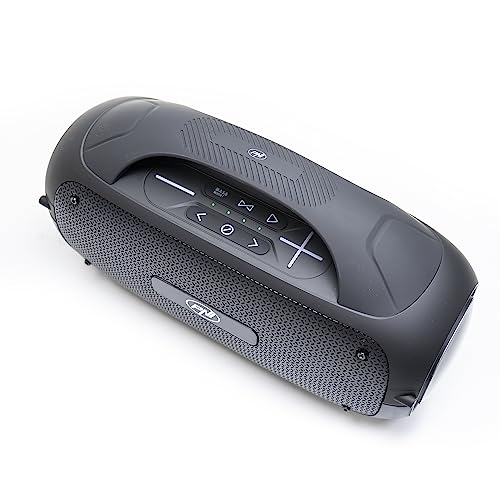 PNI Set de 2 Altavoces portátiles FunBox BT600, emparejamiento Mediante Bluetooth con función de Sonido estéreo, 65W, IPX4
