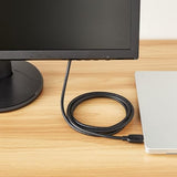 Amazon Basics Cable HDMI 4K de 1.8 m, alta velocidad de 18 Gbps con Ethernet, 4K@60 Hz, 2160p, paquete de 24, Negro