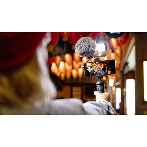 RØDE Microphones VideoMicro Vlogger Kit para teléfonos móviles (conexión de 3,5 mm) (VLOGVMICRO)