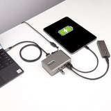StarTech.com Hub Concentrador USB-C de 10 Puertos - 8X USB-A/2x USB-C - con Fuente de 65W - USB 3.1 10Gbps - Ladrón USB Tipo C con Certificación USB-IF - Multiplicador USB C (10G5A2CS-USB-C-HUB)