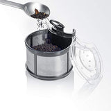 SEVERIN - Hervidor de té y agua de cristal con elevación automática, 1.7 L, 3000 W, Elemento calefactor oculto por placa de acero inoxidable, acero inoxidable y cristal, WK 3422
