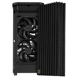 ASUS ProArt PA401, Chasis ATX con Panel de Metal, Compatible con GPU de hasta 314 mm, Dos Ventiladores de 160 mm, Bloqueo del Panel Lateral, Soporte para Fuente de alimentación extraíble